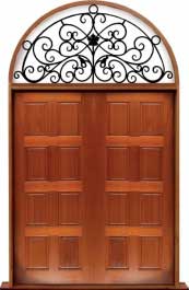 8 panel: double door + sidelight on left