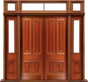 cricket bat: door in frame