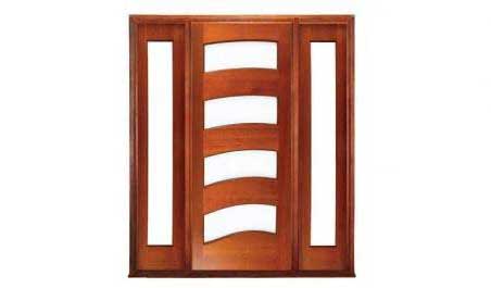 wave: single door +  two sidelights